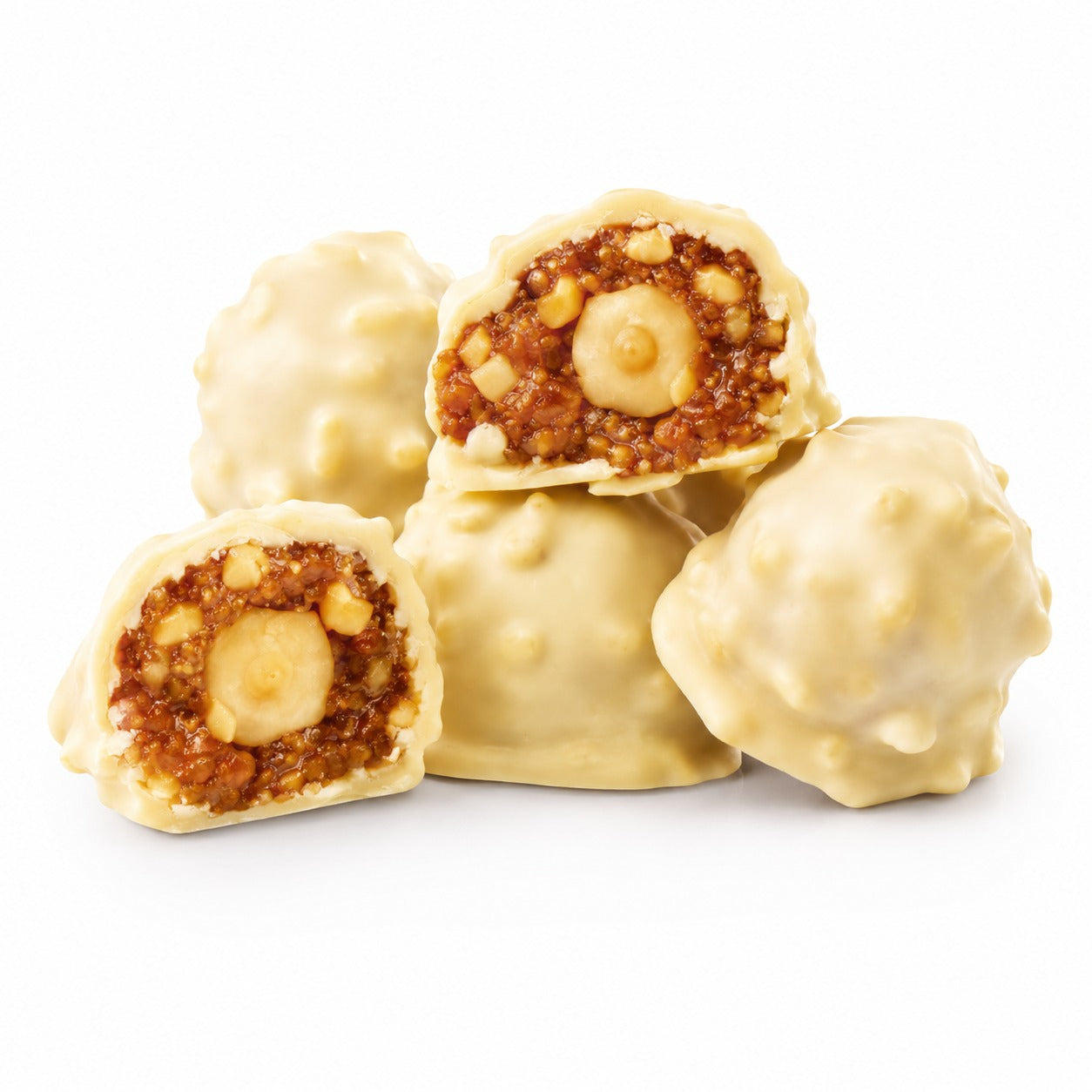 Bombom do Bem Chocolate Branco com Avelã (160g, 8un)